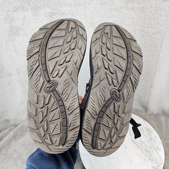 Chaco Shoes Mens Size 8 Black Chaco Cloud Strap Sandals *GUC* main image 8